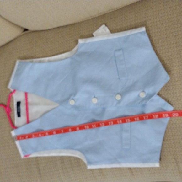💥NWOT Izod Boys Light Blue Vest - Picture 7 of 9